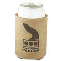 Beverage/Can Holder - Light Brown - Leatherette